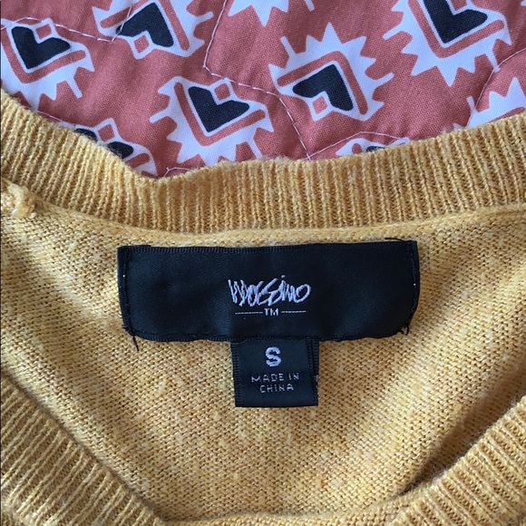 SOLD- Yellow sweater from Target (Mossimo Brand) - Picture 2 of 2